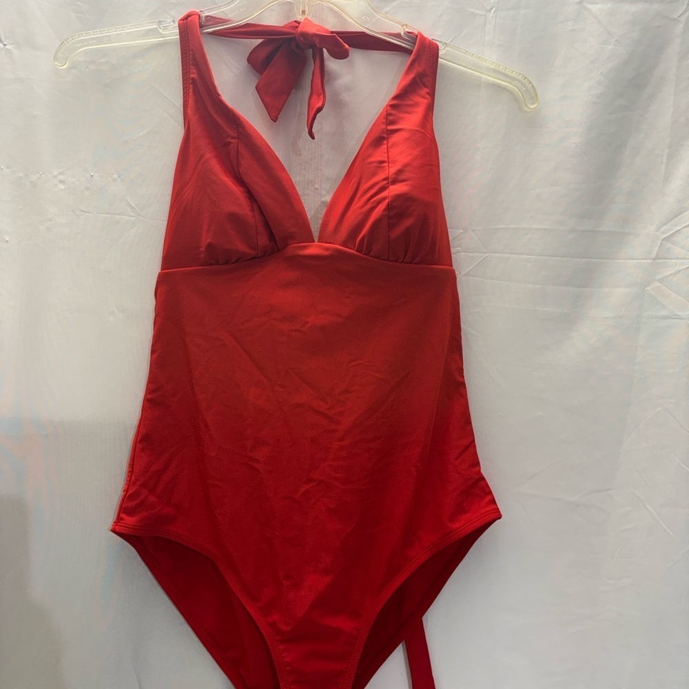 Shade & Shore Vibrant Red Swimwear - Picture 6 of 9
